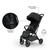 Kinderkraft Nubi 3 Stroller - Midnight Black