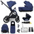 My Babiie MB450 LUXE 3-in-1 Travel System + Base - Indigo