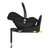 Ickle Bubba Stomp Luxe Cabriofix i-Size Travel System - Black/Charcoal Grey/Black
