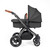 Ickle Bubba Stomp Luxe Cabriofix i-Size Travel System - Black/Charcoal Grey/Tan