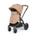 Ickle Bubba Stomp Luxe Cabriofix i-Size Travel System - Black/Desert/Tan