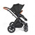 Ickle Bubba Stomp Luxe Cabriofix i-Size Travel System - Black/Midnight/Tan