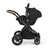Ickle Bubba Stomp Luxe Cabriofix i-Size Travel System - Black/Midnight/Tan