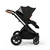 Ickle Bubba Stomp Luxe Cabriofix i-Size Travel System - Black/Midnight/Tan