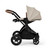 Ickle Bubba Stomp Luxe Cabriofix i-Size Travel System - Black/Stone/Tan