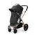 Ickle Bubba Stomp Luxe Cabriofix i-Size Travel System - Bronze/Midnight/Black