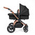 Ickle Bubba Stomp Luxe Cabriofix i-Size Travel System - Bronze/Midnight/Tan