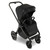 My Babiie MB450 LUXE 3-in-1 Travel System + Rotating Car Seat, Toddler Seat & Base - Black