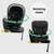 My Babiie MB450 LUXE 3-in-1 Travel System + Rotating Car Seat, Toddler Seat & Base - Indigo