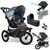 Out N About Nipper V6 Plus Switch Newborn Bundle - Rocksalt Grey