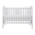 Ickle Bubba Coleby Mini Cot Bed & All Seasons Premium Pocket Sprung Mattress - White