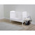 Ickle Bubba Coleby Mini Cot Bed & All Seasons Premium Pocket Sprung Mattress - White