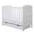 Ickle Bubba Coleby Mini Cot Bed, Under Drawer & All Seasons Premium Pocket Sprung Mattress - White
