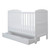 Ickle Bubba Coleby Mini Cot Bed, Under Drawer & All Seasons Premium Pocket Sprung Mattress - White