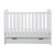 Ickle Bubba Coleby Mini Cot Bed, Under Drawer & All Seasons Premium Pocket Sprung Mattress - White