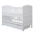 Ickle Bubba Coleby Mini Cot Bed, Under Drawer & All Seasons Premium Pocket Sprung Mattress - White