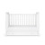 Ickle Bubba Snowdon 4 in 1 Mini Cot Bed and Fibre Mattress  - White