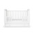 Ickle Bubba Snowdon 4 in 1 Mini Cot Bed and Premium Sprung Mattress - White