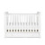 Ickle Bubba Snowdon 4 in 1 Mini Cot Bed and Premium Sprung Mattress - White