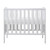 Ickle Bubba Coleby Space Saver Cot & Premium Sprung Mattress - White