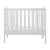 Ickle Bubba Coleby Space Saver Cot & All Seasons Premium Pocket Sprung Mattress - White