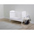 Ickle Bubba Coleby Cot Bed & Premium Sprung Mattress - White