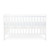Ickle Bubba Coleby Cot Bed & All Seasons Premium Pocket Sprung Mattress - White