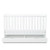 Ickle Bubba Coleby Cot Bed, Under Drawer & Premium Sprung Mattress - White