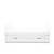 Ickle Bubba Coleby Cot Bed, Under Drawer & All Seasons Premium Pocket Sprung Mattress - White