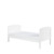 Ickle Bubba Coleby Cot Bed & Premium Sprung Mattress - Scandi White