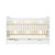 Ickle Bubba Coleby Cot Bed, Under Drawer & Premium Sprung Mattress - Scandi White