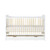 Ickle Bubba Coleby Cot Bed, Under Drawer & Premium Sprung Mattress - Scandi White