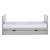 Ickle Bubba Pembrey Cot Bed, Under Drawer and All Seasons Premium Pocket Sprung Mattress - Ash Grey