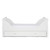 Ickle Bubba Snowdon Classic Cot Bed and Premium Sprung Mattress - White