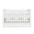 Ickle Bubba Snowdon Classic Cot Bed and Premium Sprung Mattress - White