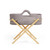 Ickle Bubba Nova Moses Basket & Stand - Tawny/Pine