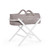 Ickle Bubba Nova Moses Basket & Stand - Tawny/White
