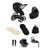 egg® 3 Luxury Shell 360 Car Seat Bundle - Panther