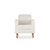 CuddleCo Etta Nursing Chair - Faux Fur Cream