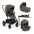 Nuna Mixx Next + Arra Flex & Base Curv Travel System Bundle - Chestnut