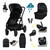Cosatto Wow 3 Rotate & Recline All Stage Cozy Bundle - Silhouette