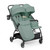 Ickle Bubba Aries Double Prime Autofold Stroller - Sage Green
