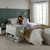 Mamas & Papas Lua Bedside Crib - Sage (lifestyle)