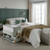 Mamas & Papas Lua Bedside Crib - Sage (lifestyle)