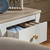 CuddleCo Clara Bedside Table - Cashmere/Ash