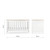 CuddleCo Burford 3 Piece Room Set - White/Oak