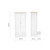 CuddleCo Burford Wardrobe - White/Oak