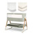 Mamas & Papas Lua Bedside Crib Bundle with Mattress Protector & Fitted Sheets - Sage