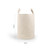 CuddleCo Large Storage Basket - Cashmere Waffle