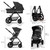 Kinderkraft Moov CT 3-in-1 Travel System - Black